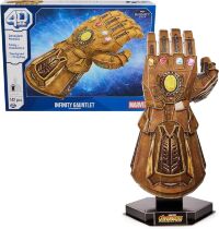 Пазл 4D Build Marvel Infinity Gauntlet puzzle 3D картон Рукавичка нескінченності 142 шт.