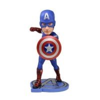 Фигурка башкотряс NECA Marvel Captain America Head Knocker Капитан Америка 18 см.